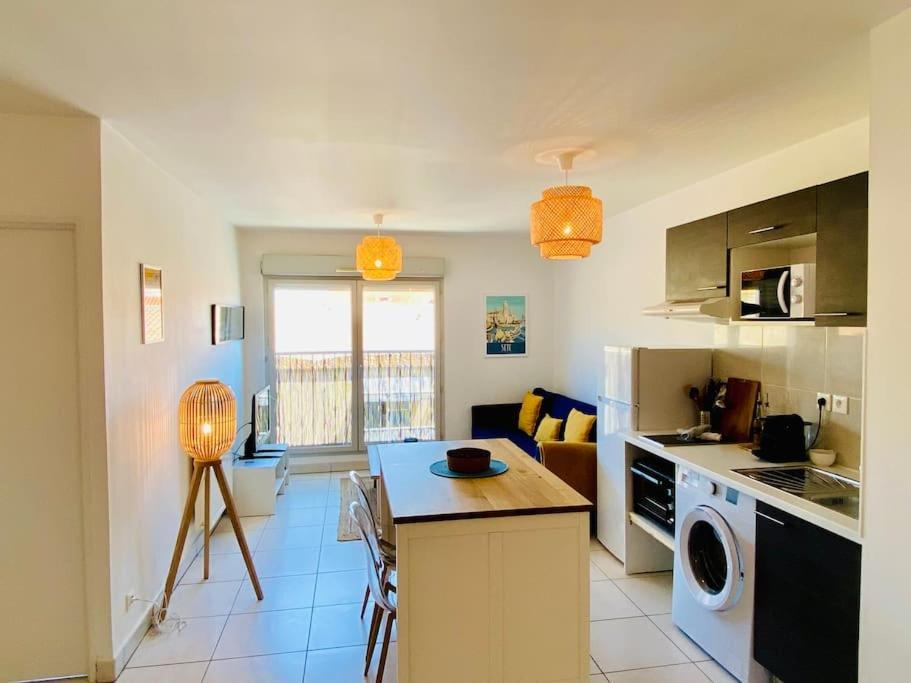 "Loulou" T1 Moderne Et Lumineux, Centre Ville, Wifi, Parking Sete Ngoại thất bức ảnh